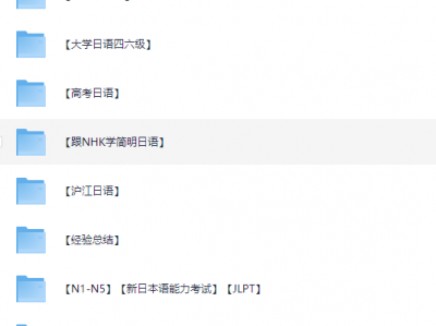 【日语专区】花了很多精力整理的日语专区，从此不用再去别的地方找日语学习资料了